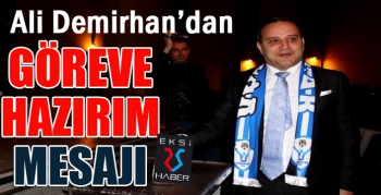 Ali Demirhan'dan hazırım mesajı...