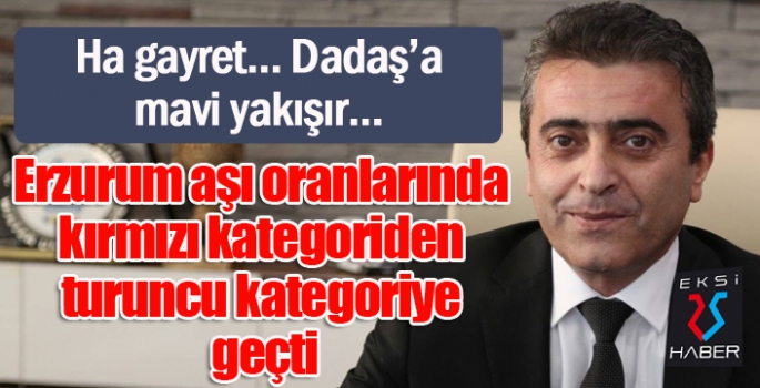 Erzurum aşı oranlarında kırmızı kategoriden turuncu kategoriye geçti