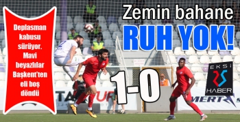 Erzurumspor bir deplasmandan daha eli boş döndü...
