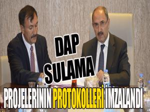 2018 yılı DAP sulama projelerinin protokolleri imzalandı