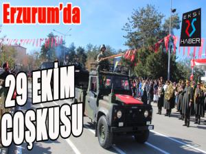 29 Ekim Cumhuriyet Bayramı Erzurumda coşkuyla kutlandı