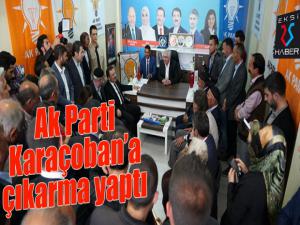 AK Parti Karaçobana çıkarma yaptı