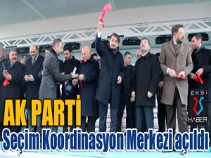AK Parti Seçim Koordinasyon Merkezi açıldı