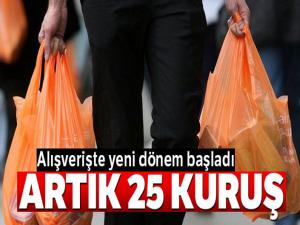 Alışverişte 'paralı poşet' dönemi başladı