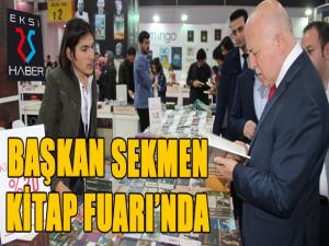 Başkan Sekmenden 5. Doğu Anadolu Kitap Fuarına ziyaret