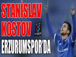 Bulgar forvet Stanislav Kostov Erzurum'da