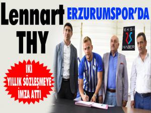 Büyükşehir Belediye Erzurumspor, Lennart Thy ile sözleşme imzaladı
