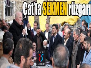 Çat İlçesinde Sekmen rüzgârı