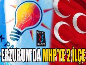 Cumhur İttifakı kapsamında Erzurum'da MHP'ye 2 ilçe...