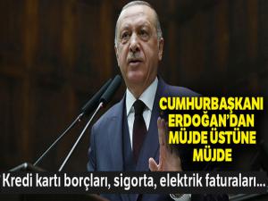 Cumhurbaşkanı Erdoğan'dan müjde üstüne müjde