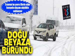 Doğu beyaza büründü