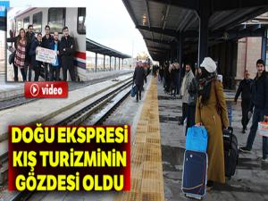 Doğu Ekspresi kış turizminin gözdesi oldu