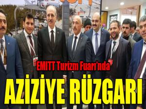 EMITT Turizm Fuarında Aziziye Rüzgârı