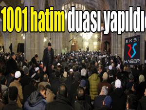 Erzurum'da 485. 'Binbir Hatim' duası yapıldı