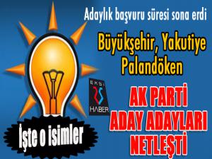 Erzurum'da AK Parti belediye başkan aday adayları netleşti... İşte o isimler...