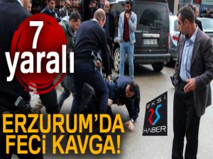 Erzurumda iki grup arasında bıçaklı kavga: 7 yaralı