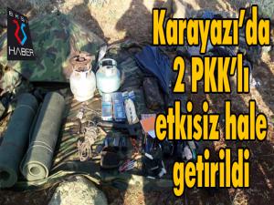Erzurumda PKKlı 2 terörist etkisiz hale getirildi