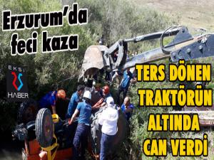 Erzurumda trafik kazası: 1 ölü