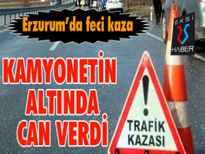Erzurumda trafik kazası: 1 ölü, 4 yaralı