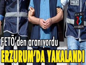 FETÖden aranan polis Erzurumda yakalandı