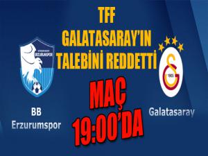 Galatasaraydan Erzurumspor maçı hakkında açılama
