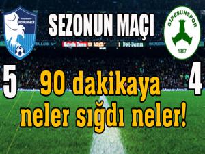 Gol düellosunun kazananı Erzurumspor...