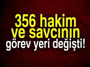 Hakim ve Savcılar Kurulu kararnamesiyle 356 hakim ve savcının görev yeri değişti