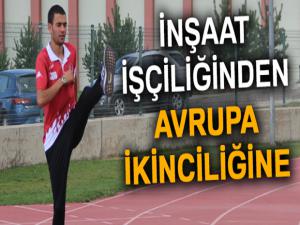 İnşaat işçiliğinden Avrupa ikinciliğine