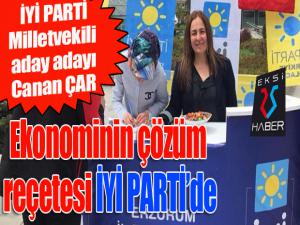 İYİ Parti Milletvekili aday adayı Canan Uçar: Ekonominin çözüm reçetesi İYİ PARTİde