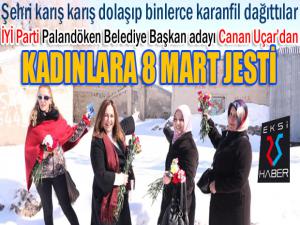 Kadın adaydan kadınlara 8 Mart jesti