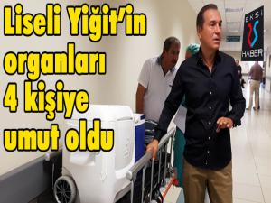 Liseli Yiğitin organları 4 kişiye umut oldu