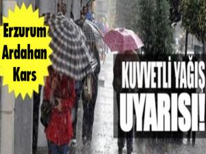 Meteorolojiden kuvvetli yağış uyarısı