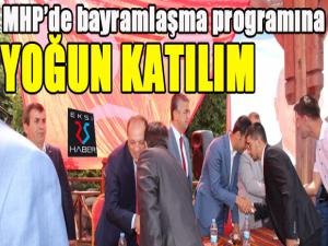 MHPde bayramlaşma programına yoğun katılım...