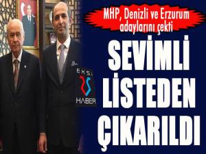 MHP, Denizli ve Erzurum adaylarını listeden çıkardı!