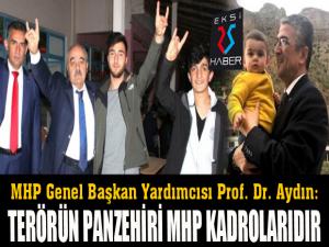 MHP Genel Başkan Yardımcısı Prof. Dr. Aydın: MHPnin olduğu yerde terör olmaz