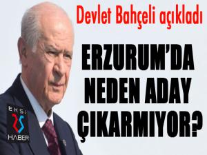 MHP lideri Bahçeli'den flaş Erzurum açıklaması
