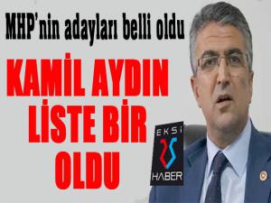 MHP'nin adayları belli oldu... Kamil Aydın liste başı...