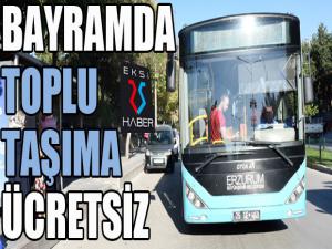 Ramazan Bayramında toplu taşıma ücretsiz 