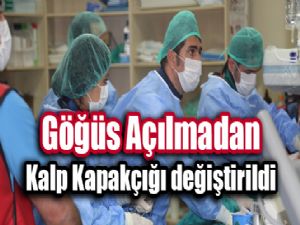 Erzurum BEAH Kardiyoloji Ünitesi Doktorları TAVİ ile kalp kapağı değişti