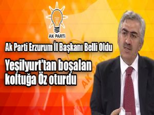 Yeşilyurt'tan boşalan  koltuğa Öz oturdu