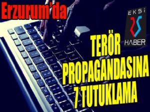 Terör propagandasına 7 tutuklama