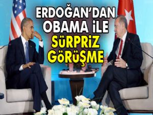 Cumhurbaşkanı Erdoğan ABD Başkanı Obama ile görüştü