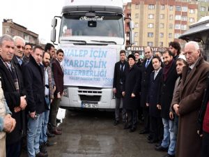 TÜGVA'dan Halep'e Yardım Tır'ı