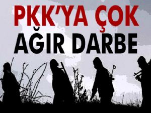 Kandil'de, bölücü terör örgütüne ağır darbe