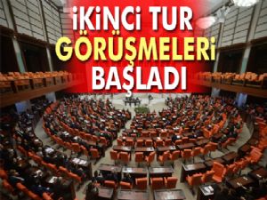 İkinci tur görüşmeleri başladı