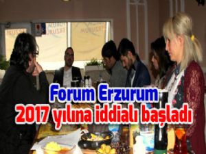 Forum Erzurum, 2017 yılına iddialı başladı