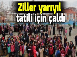  Ziller yarıyıl tatili için çaldı