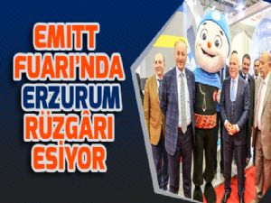 EMITT FUARI'NDA ERZURUM RÜZGÂRI ESİYOR