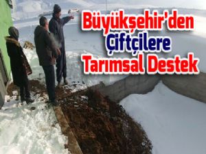 Büyükşehir'den Çiftçilere Tarımsal Destek