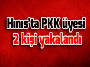 Hınıs'ta PKK üyesi 2 kişi yakalandı